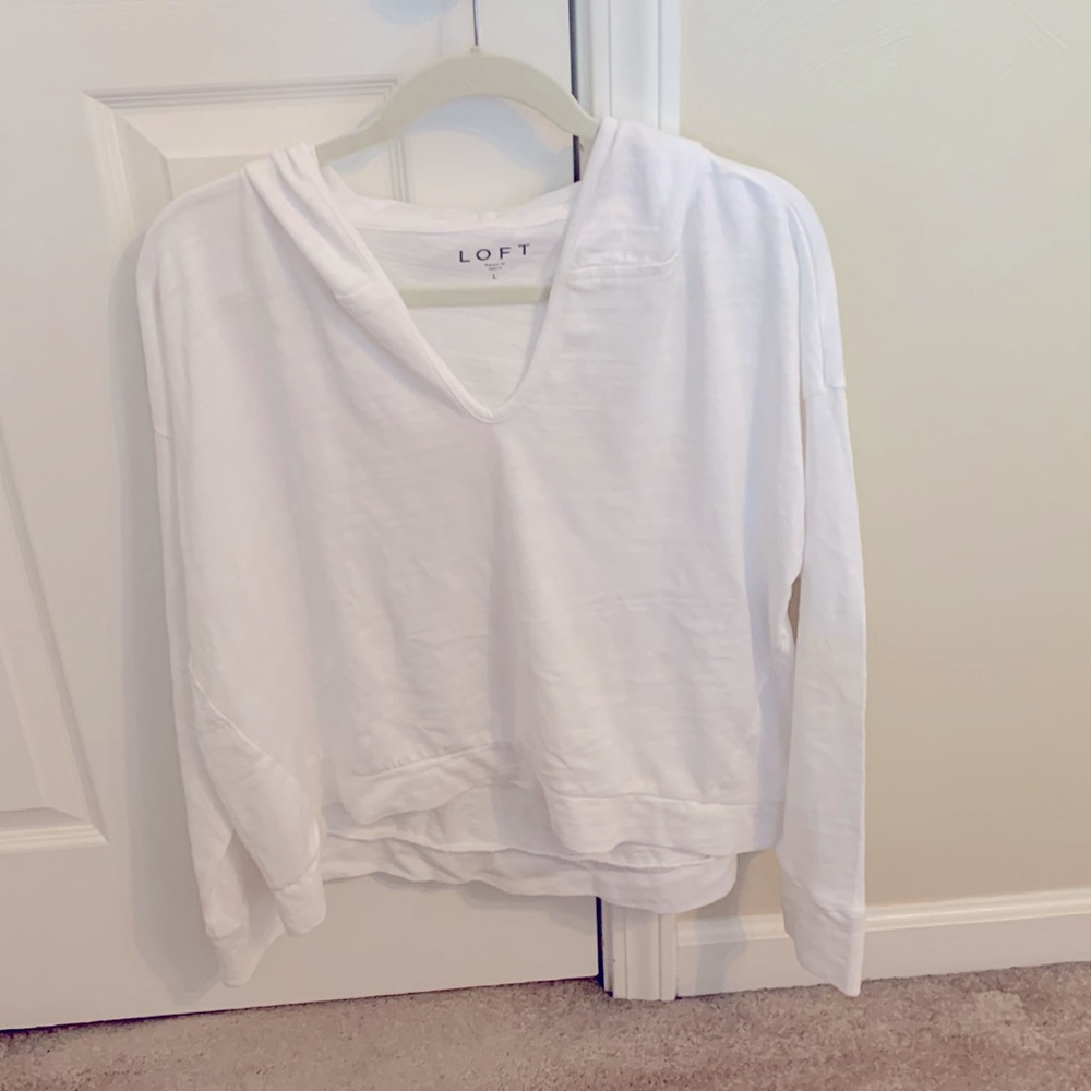 Loft oversized high/low beachy hoodie.